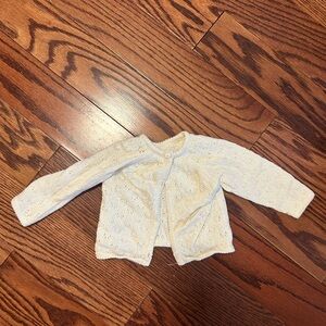 Zara Cream Knit Baby Sweater